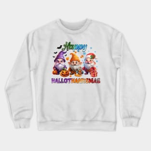 Happy Hallothanksmas Gnomes #5 Crewneck Sweatshirt
